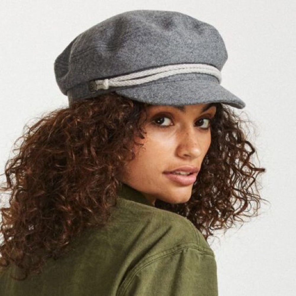 Brixton Women’s Fiddler Cap Gray Wool Blend